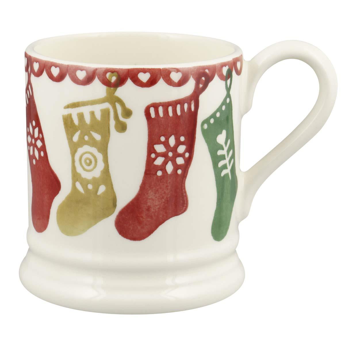 Emma Bridgewater Christmas Stockings 1/2 Pint Mug