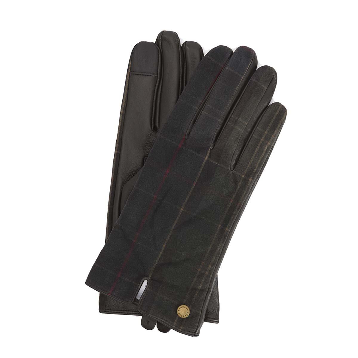 Barbour Womens Scarlet Tartan Gloves