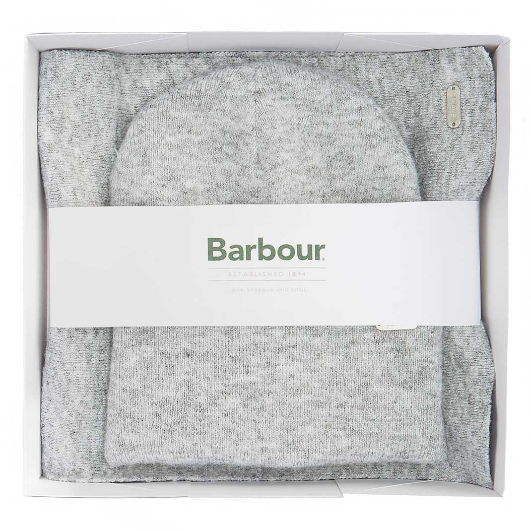 Barbour Womens Beanie and Scarf Gift Set