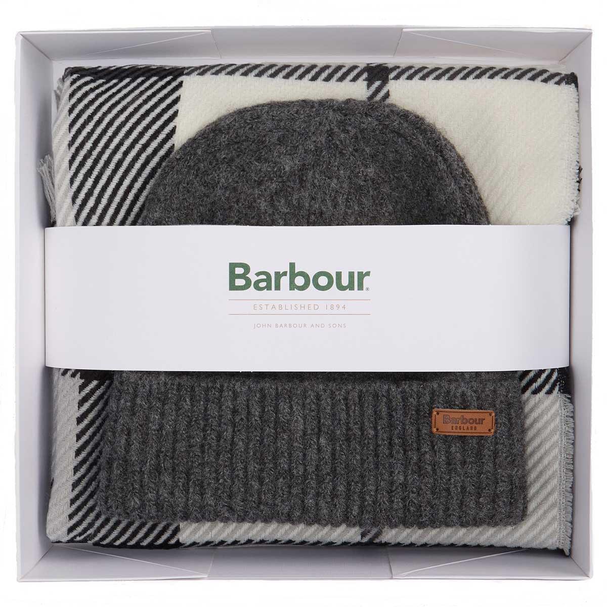 Barbour Womens Pendle Beanie and Blaire Scarf Gift Set