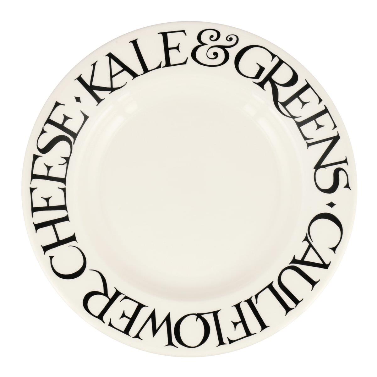 Emma Bridgewater Black Toast Veggies 10.5 Inch Plate