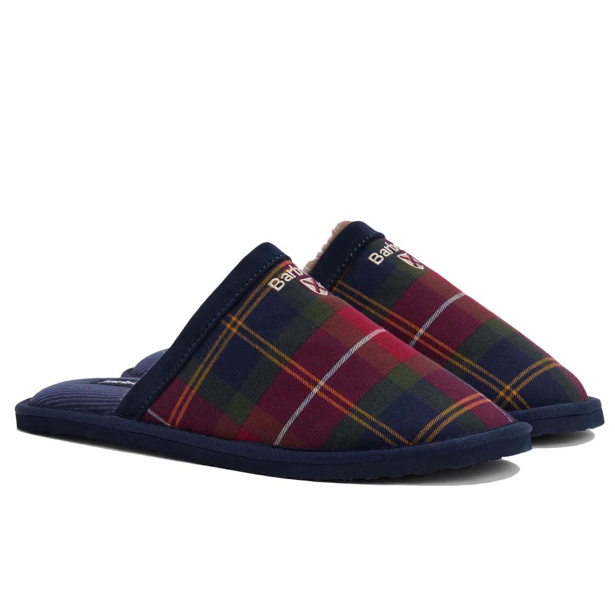 Barbour Mens Everitt Tartan Mule Slipper Barbour Mens Everitt Tartan Mule Slipper