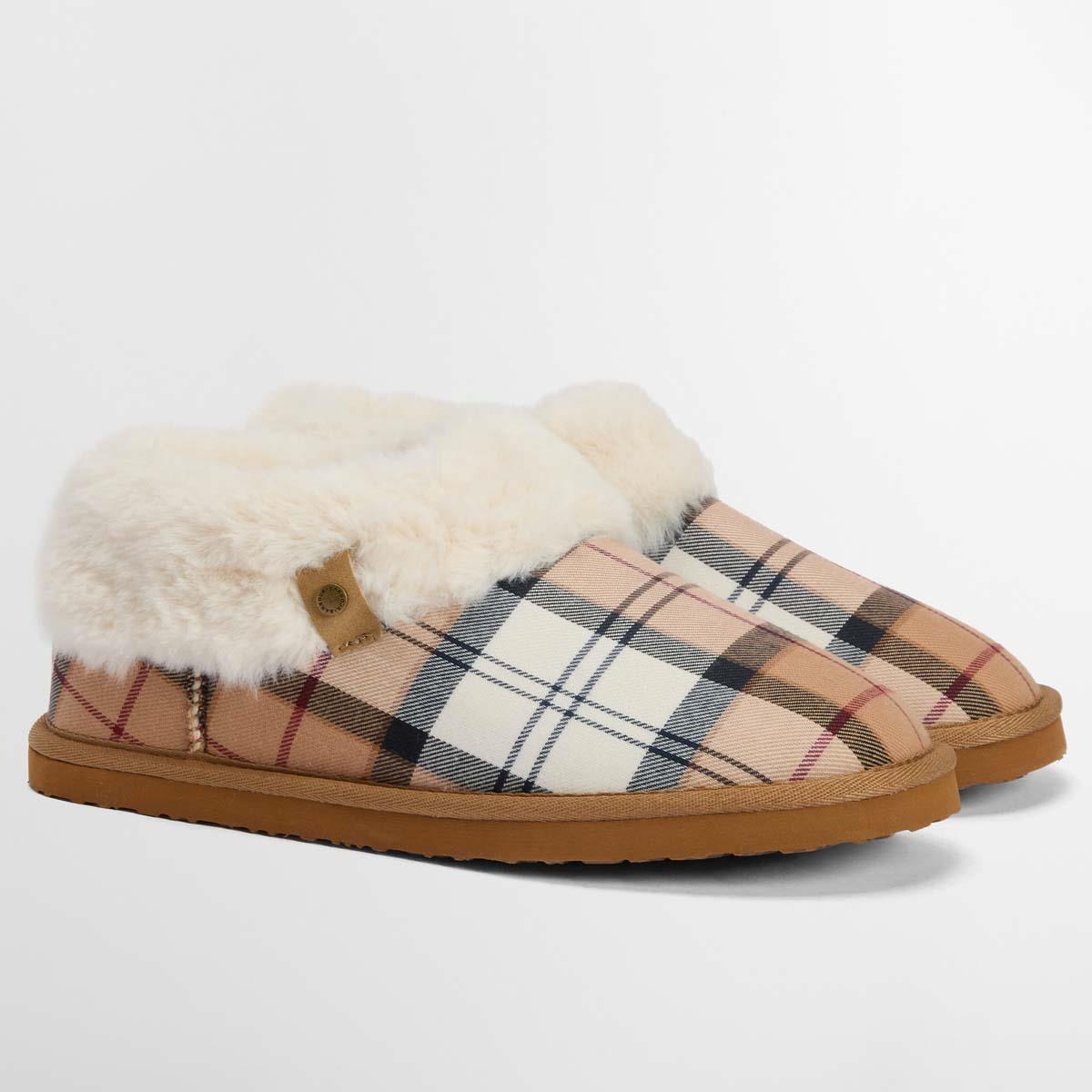 Barbour Womens Eloise Tartan Bootie Slipper Barbour Womens Eloise Tartan Bootie Slipper