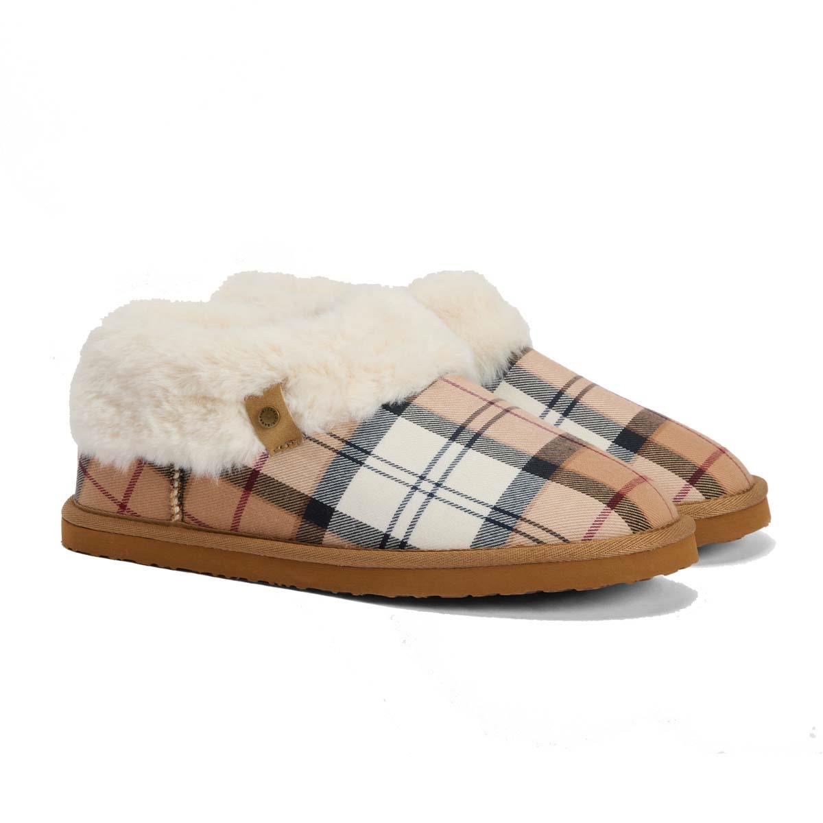 Barbour Womens Eloise Tartan Bootie Slipper