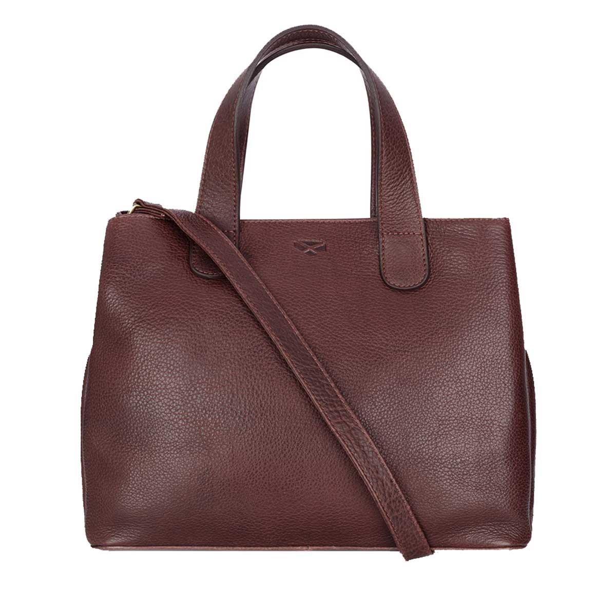 Hoggs Of Fife Womens Monarch Leather Handbag