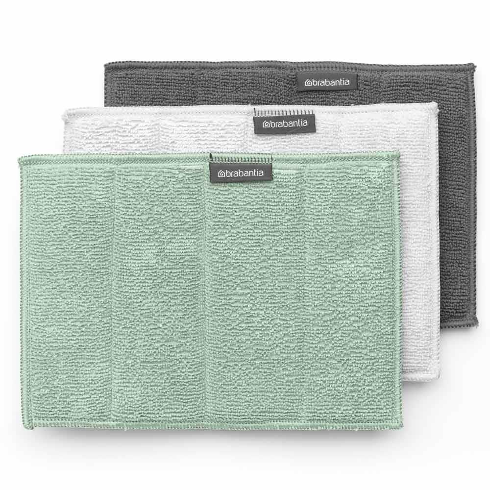 Brabantia SinkSide Microfibre Cleaning Pads Set of 3