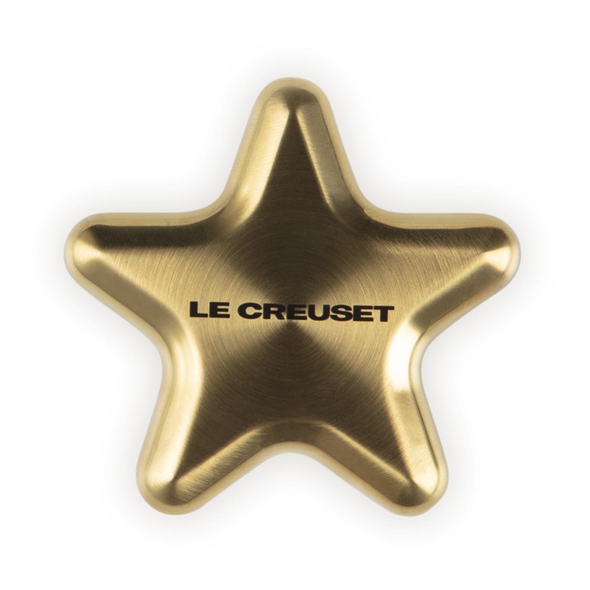 Le Creuset Signature Gold Finish Star Knob 57mm