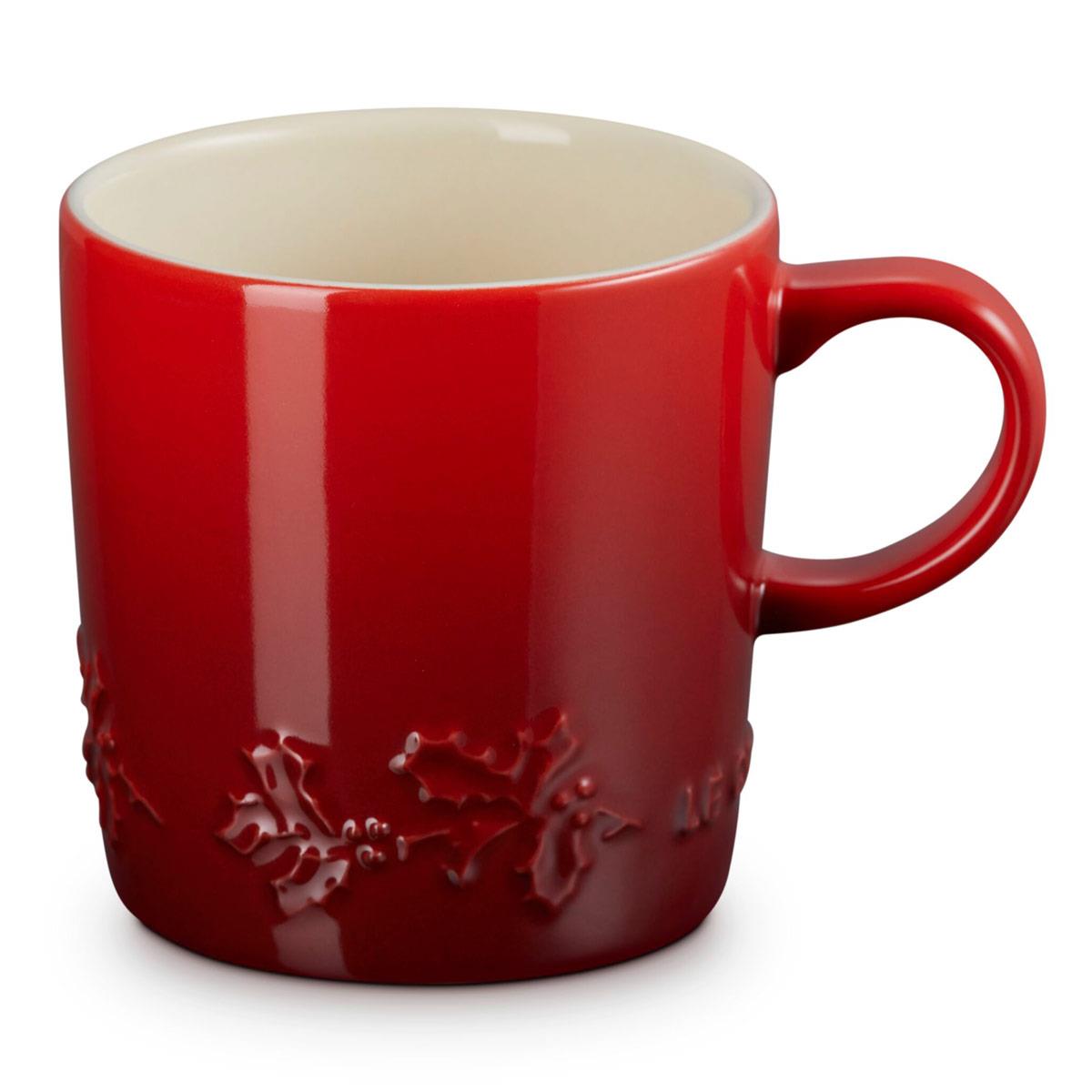 Le Creuset Stoneware Holly Mug 350ml