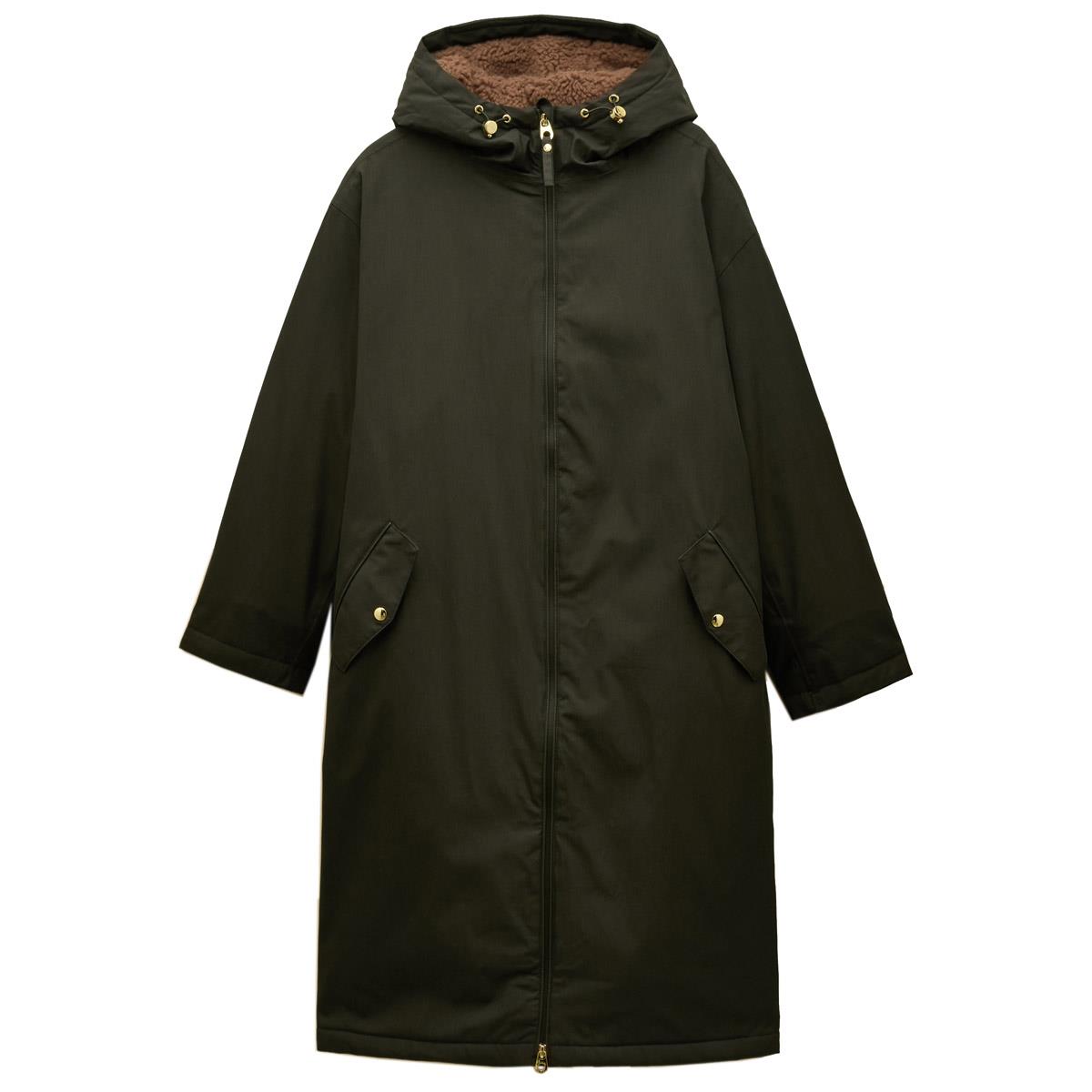 Joules Womens Coverall Oversized Fleece Lined Waterproof Coat