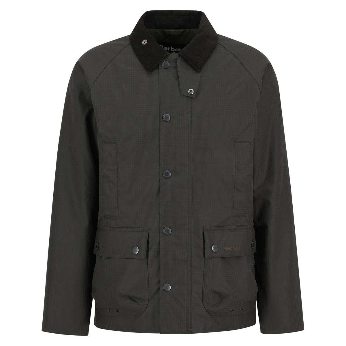 Barbour Mens Modern Beaufort Check Wax Jacket