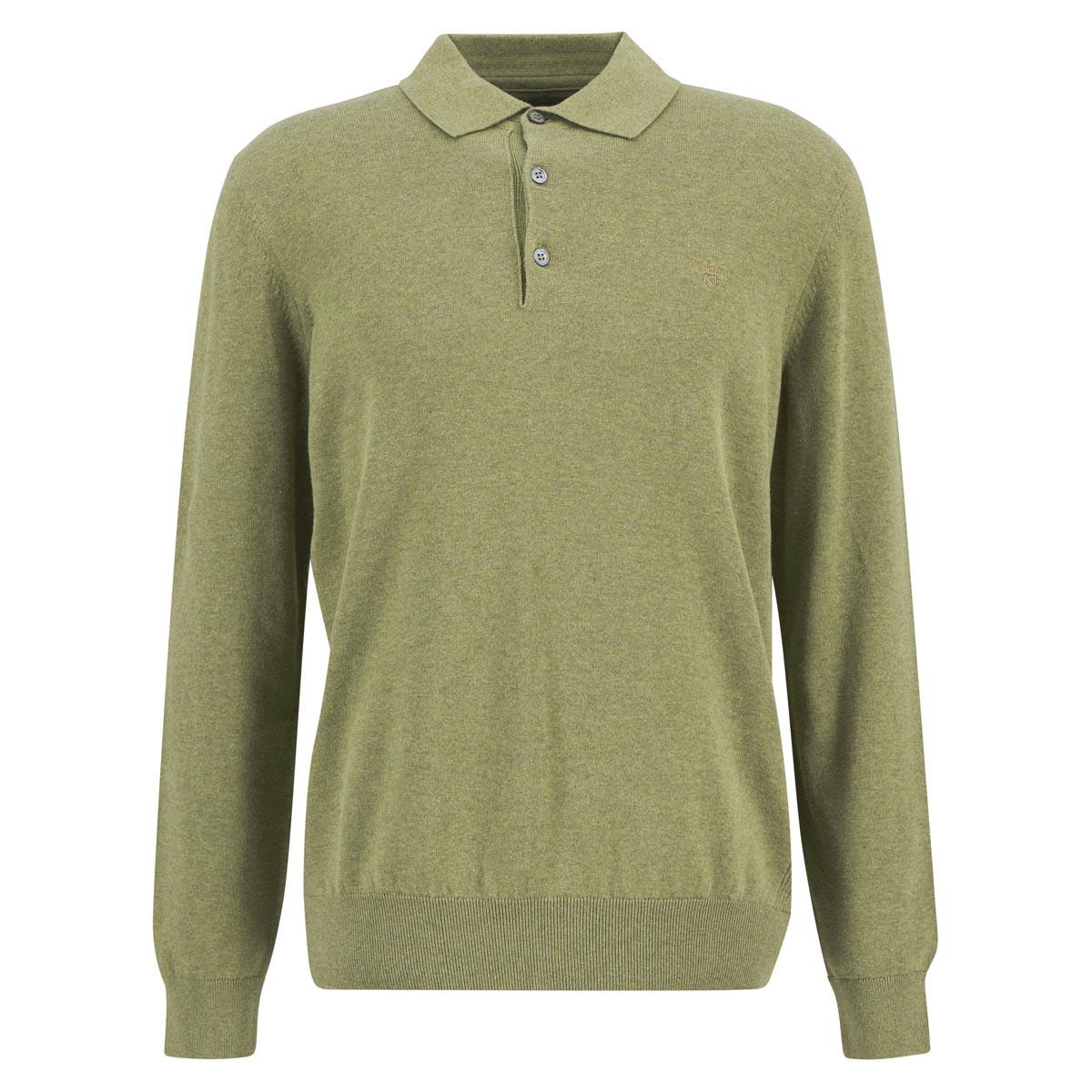 Barbour Mens Pima Cotton Knitted Polo Shirt