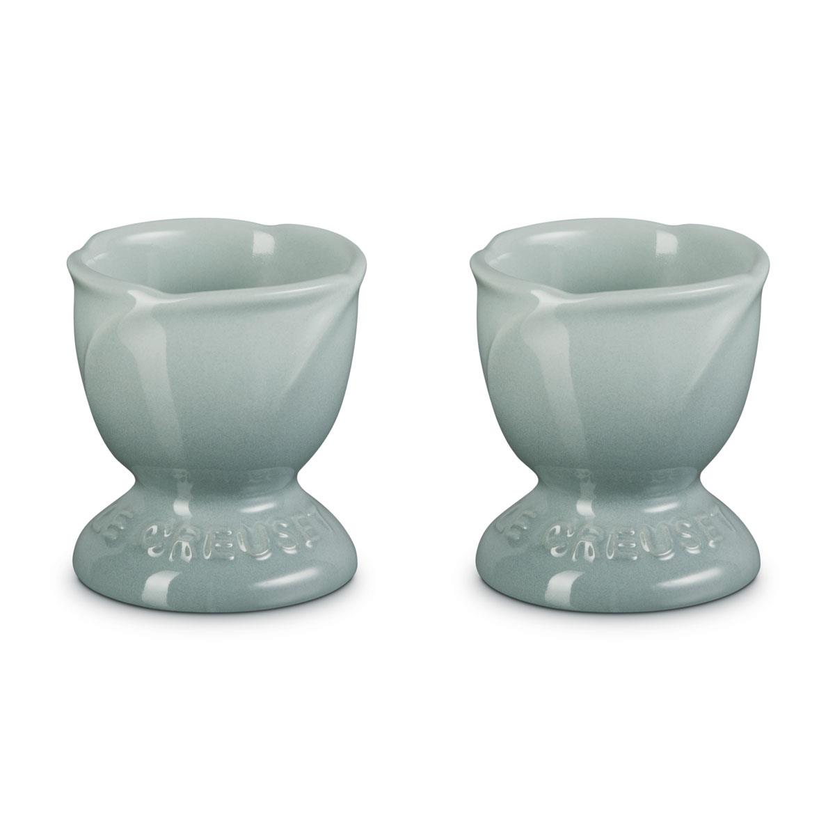 Le Creuset Stoneware Set of 2 Egg Cups La Jardin Collection