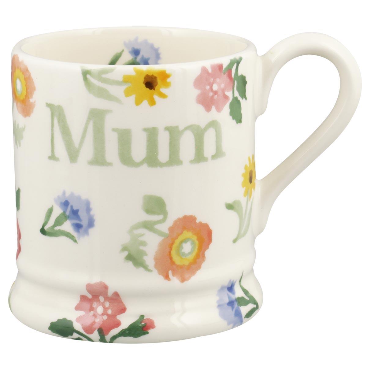Emma Bridgewater Poppies and Pinks Mum Half Pint Mug
