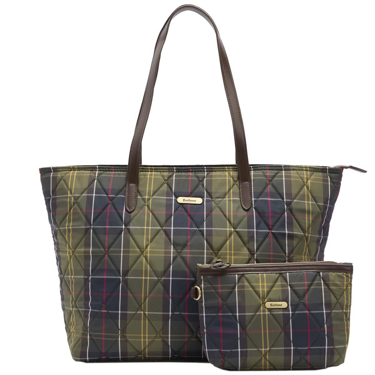 Barbour Wetherham Quilted Tartan Bag
