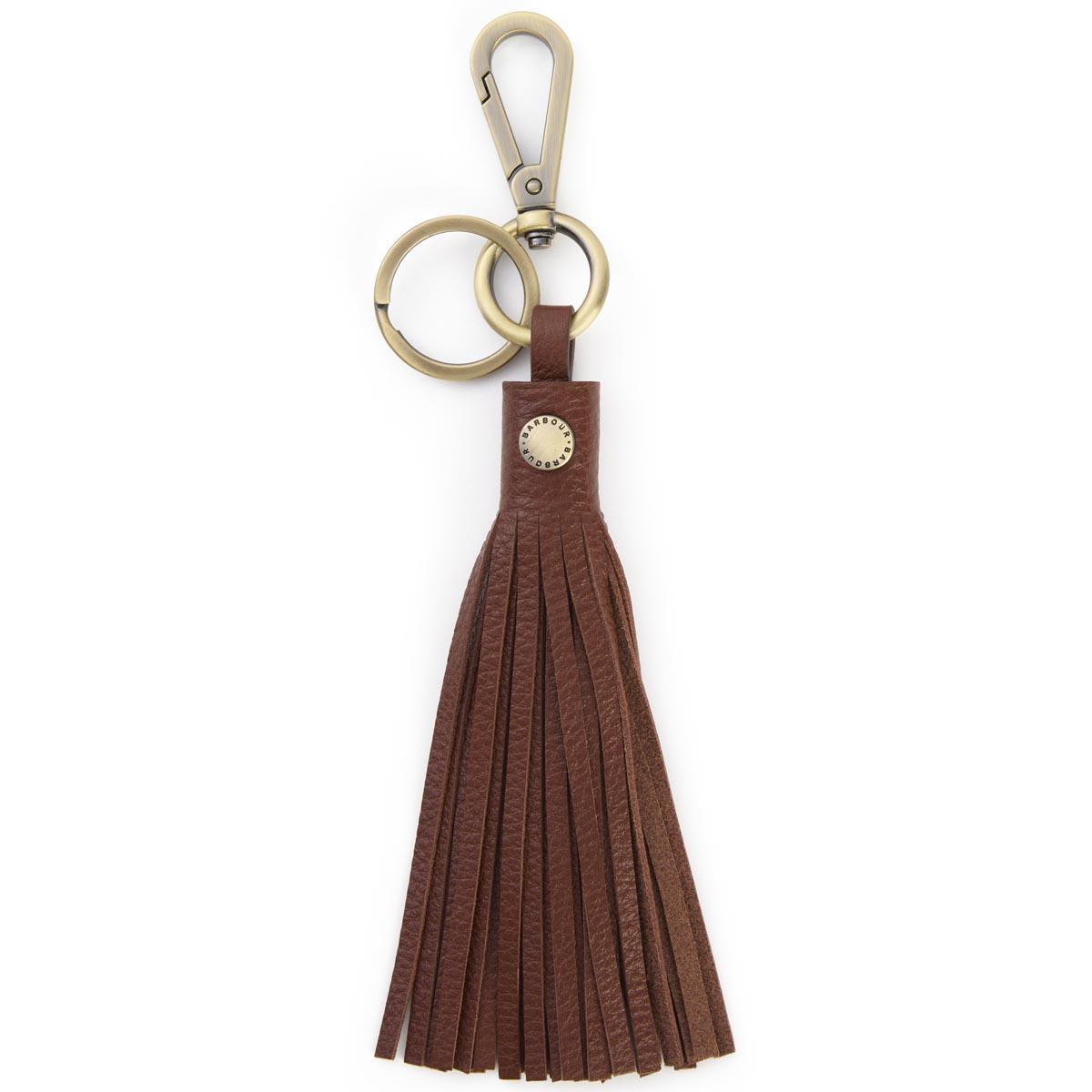 Barbour Tassle Leather Bag Charm