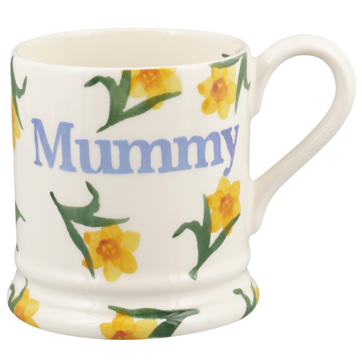 Emma Bridgewater Windblown Daffodils Mummy Half Pint Mug