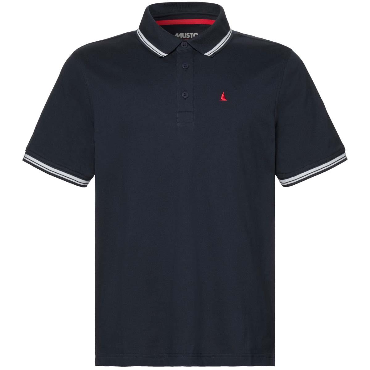 Musto Mens Original Tipped Pique Polo