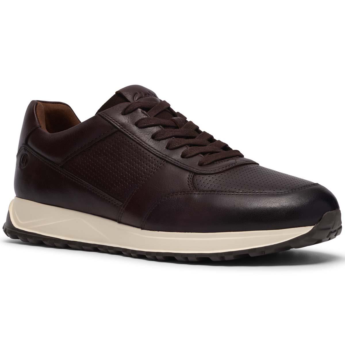 Clarks Mens Radwell Tie Trainers