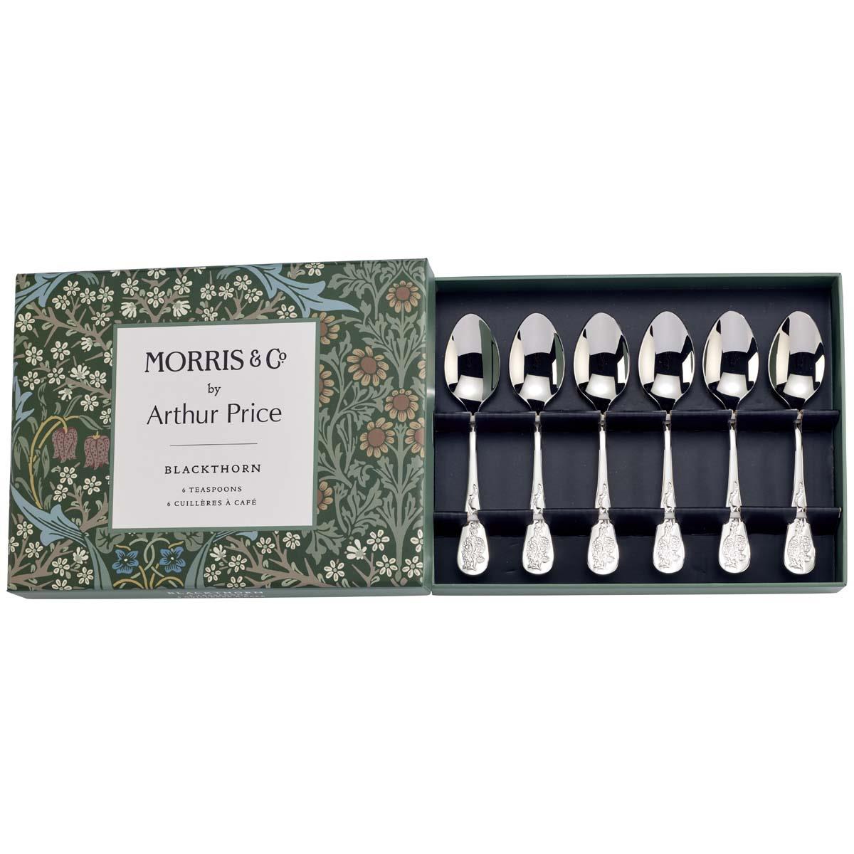 Arthur Price Morris & Co - Blackthorn Box of 6 Teaspoons
