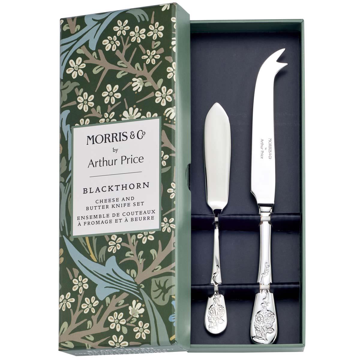 Arthur Price Morris & Co - Blackthorn Boxed Cheese & Butter Knives