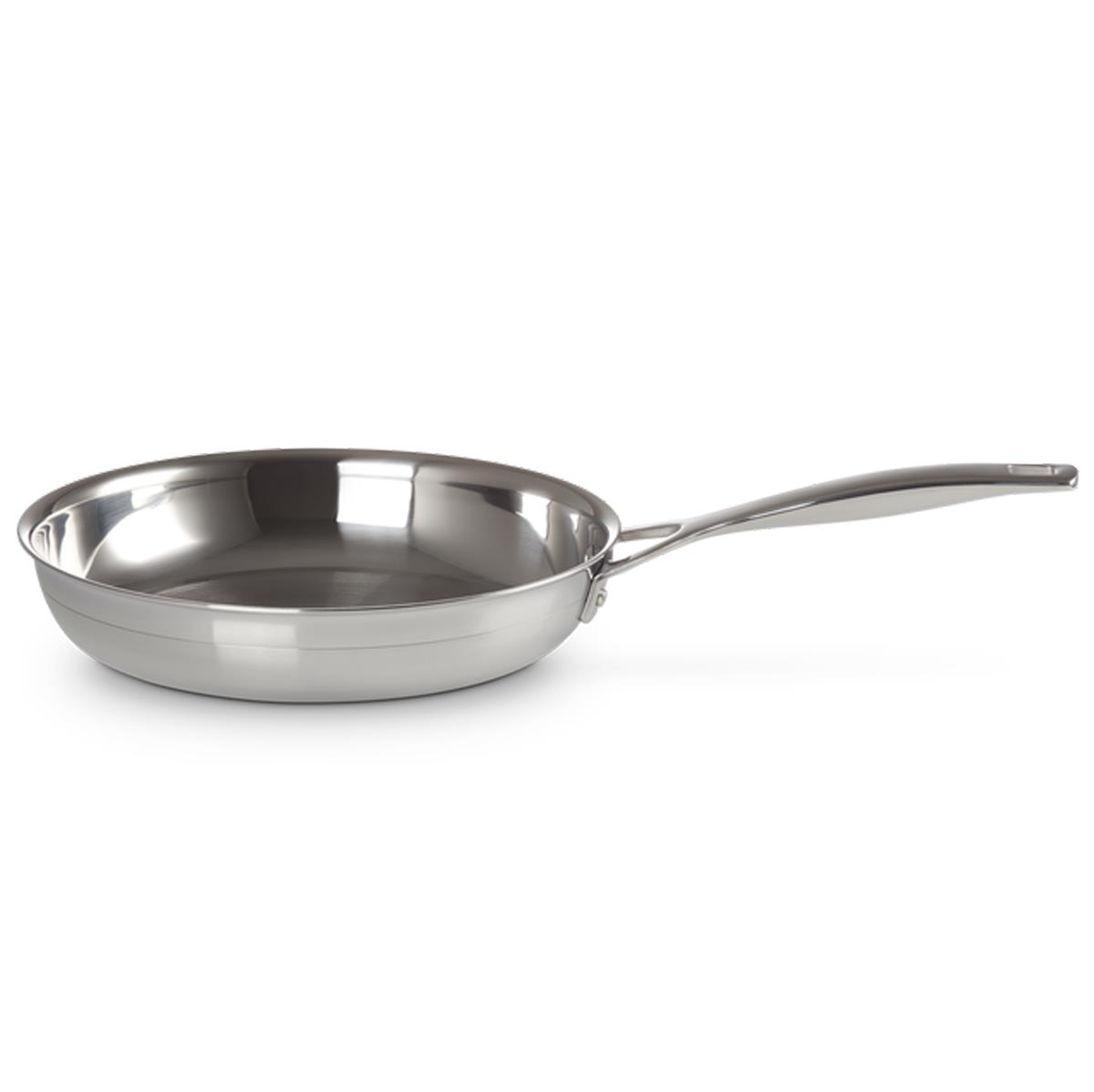 Le Creuset Signature 3-Ply Stainless Steel Uncoated Deep Frying Pan