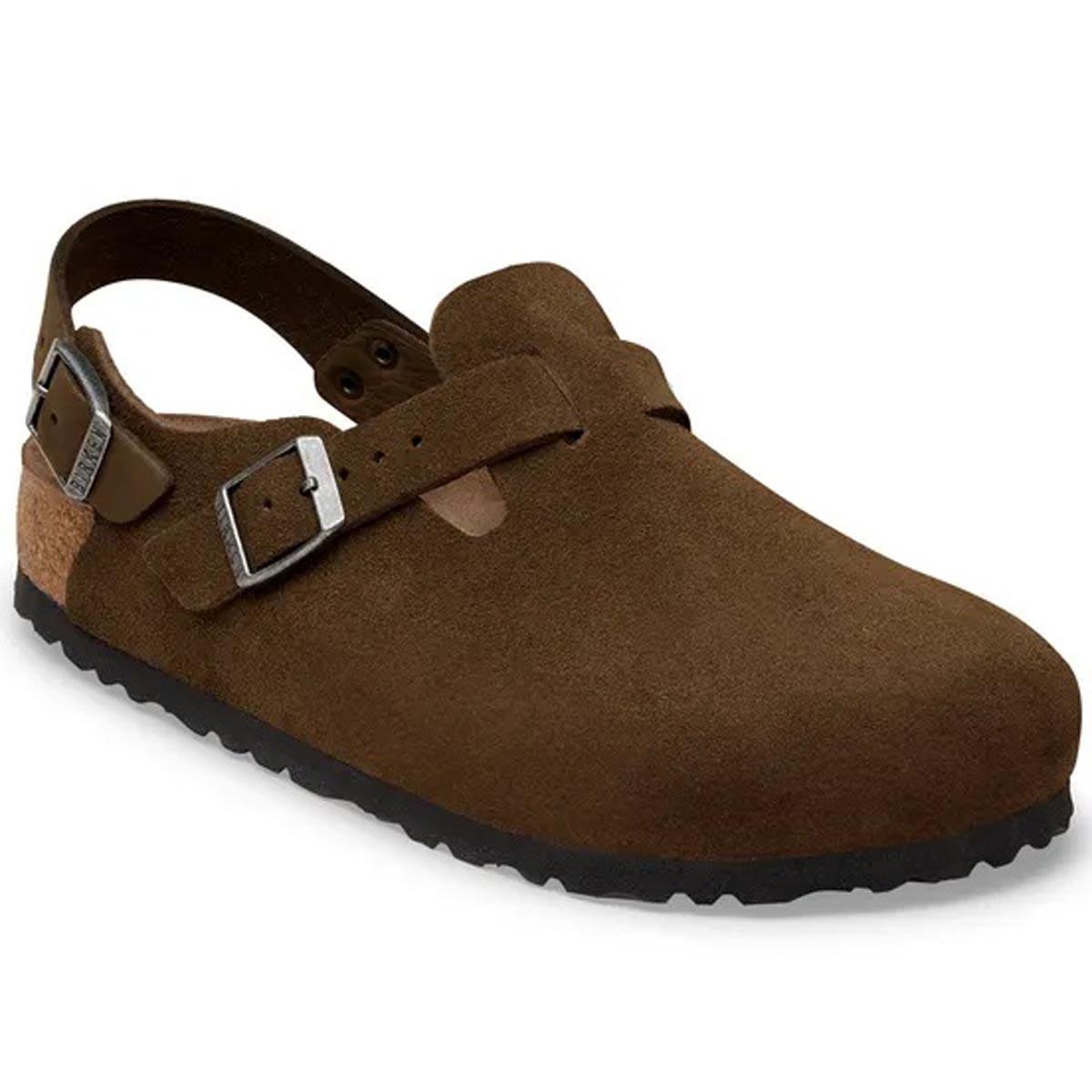 Birkenstock Tokio Suede Leather Backstrap Clogs | Philip Morris & Son