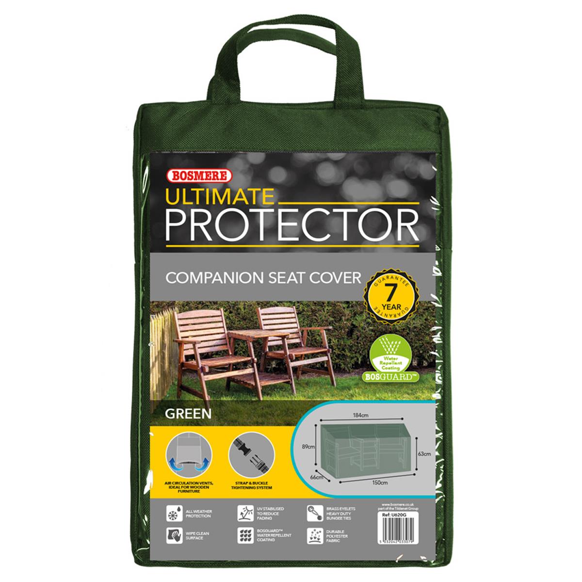 Bosmere Ultimate Protector Companion Seat Cover 2 Seat Green U620G