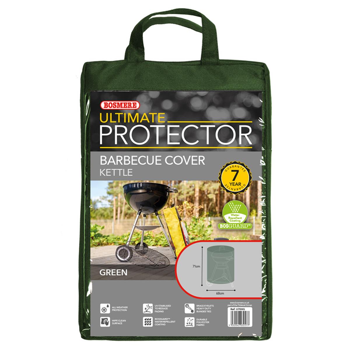 Bosmere Ultimate Protector Kettle Barbecue Cover Green U700G