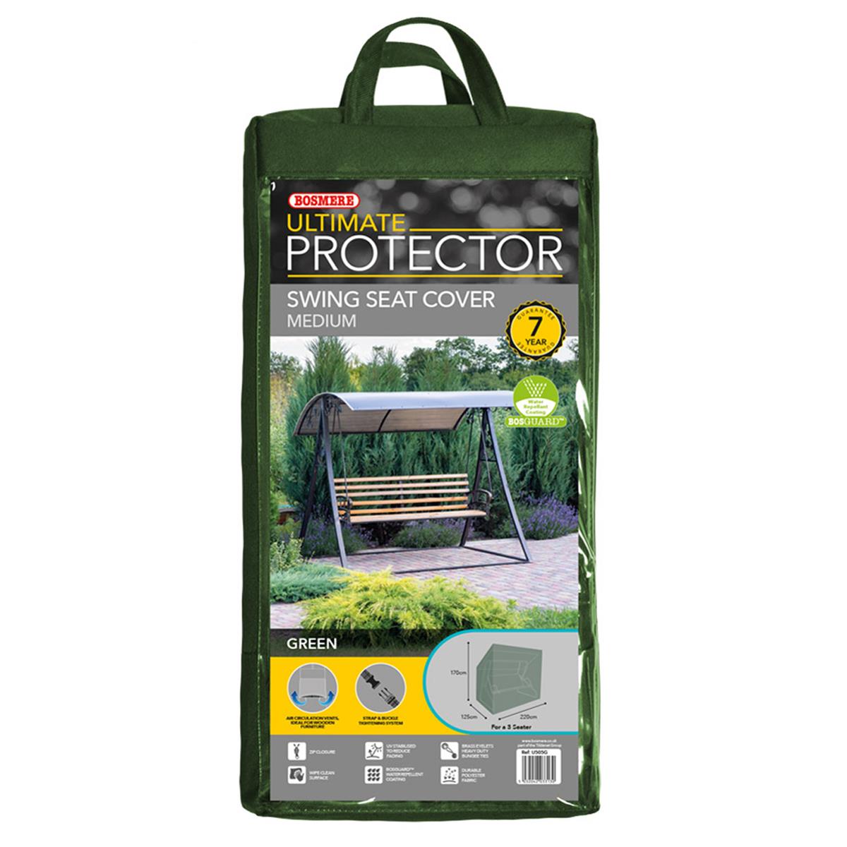 Bosmere Ultimate Protector Swing Seat Cover 3 Seat Green U505G