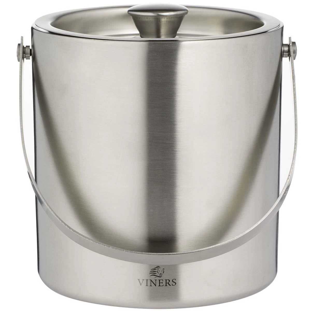Viners Barware 1.5L Silver Double Wall Ice Bucket