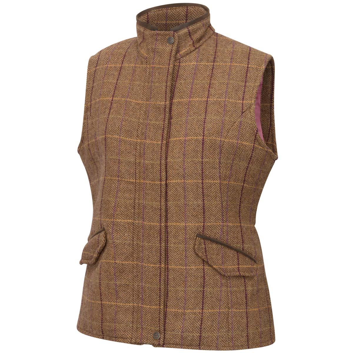 Hoggs Of Fife Eden Womens Technical Tweed Gilet | Philip Morris & Son