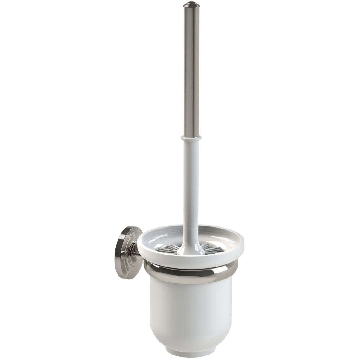 Miller Oslo Toilet Brush Set Polished Nickel Miller Oslo Toilet Brush Set Polished Nickel