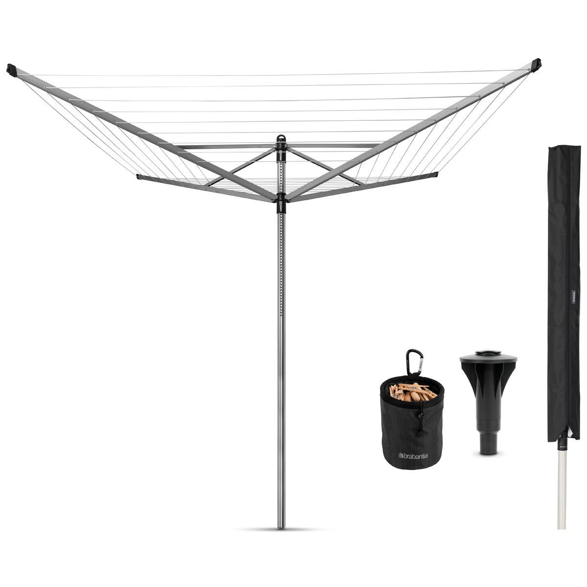 Brabantia Rotary Lift-O-Matic Advance With Cover And Peg Bag