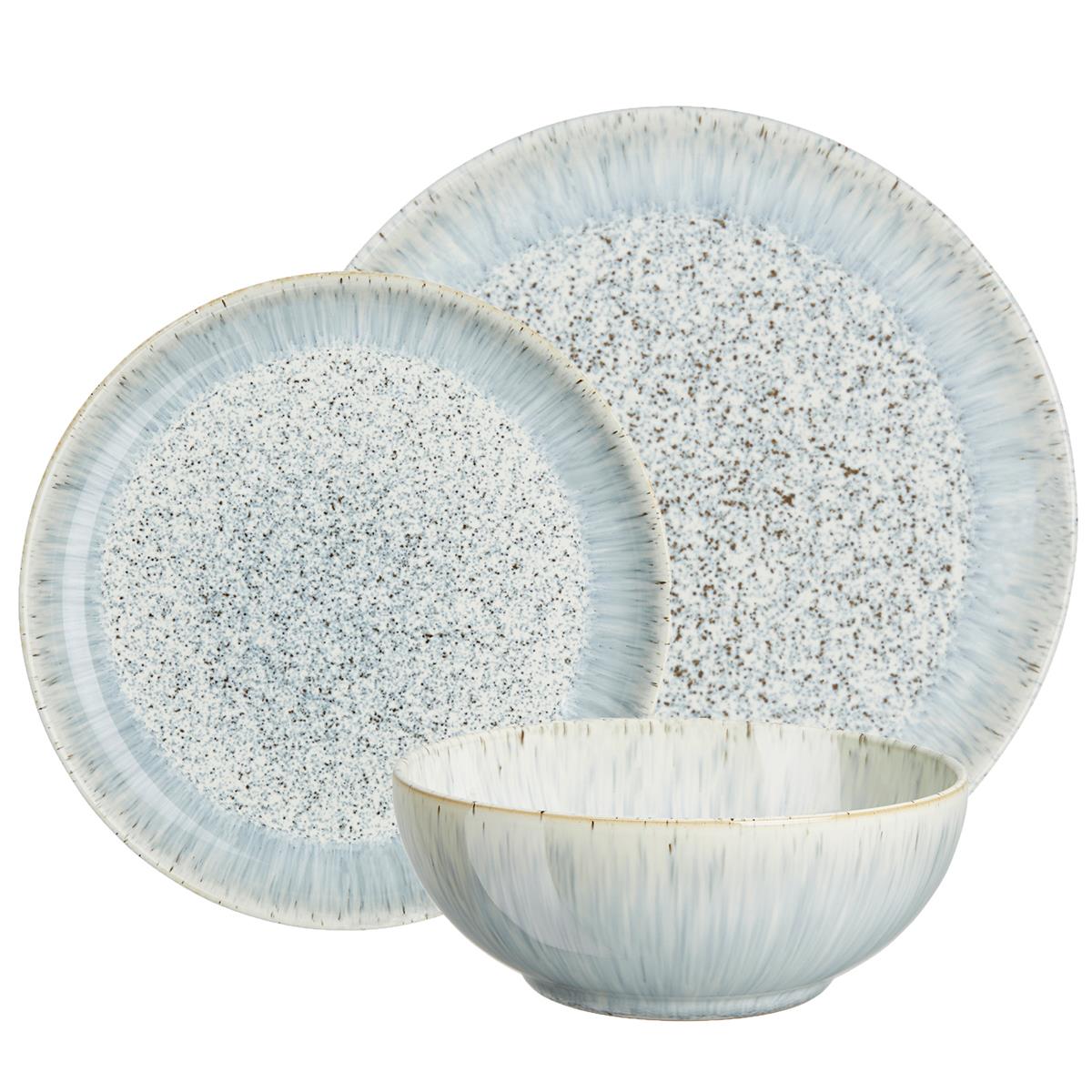 Denby Halo Speckle 12 Piece Coupe Set