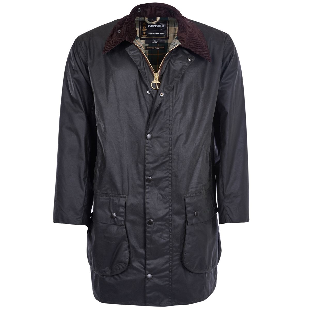 Barbour Mens Border Wax Jacket | Philip Morris & Son