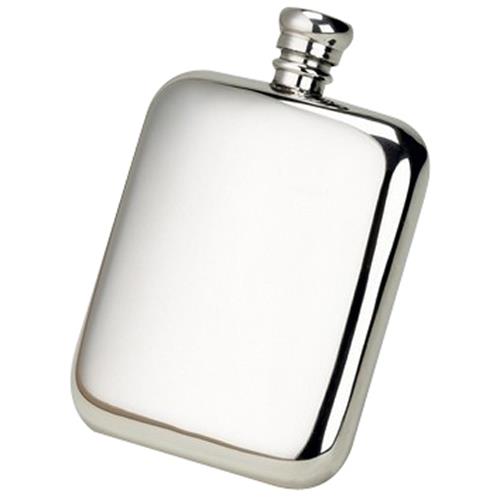Bisley Pewter 6oz Kidney Hip Flask