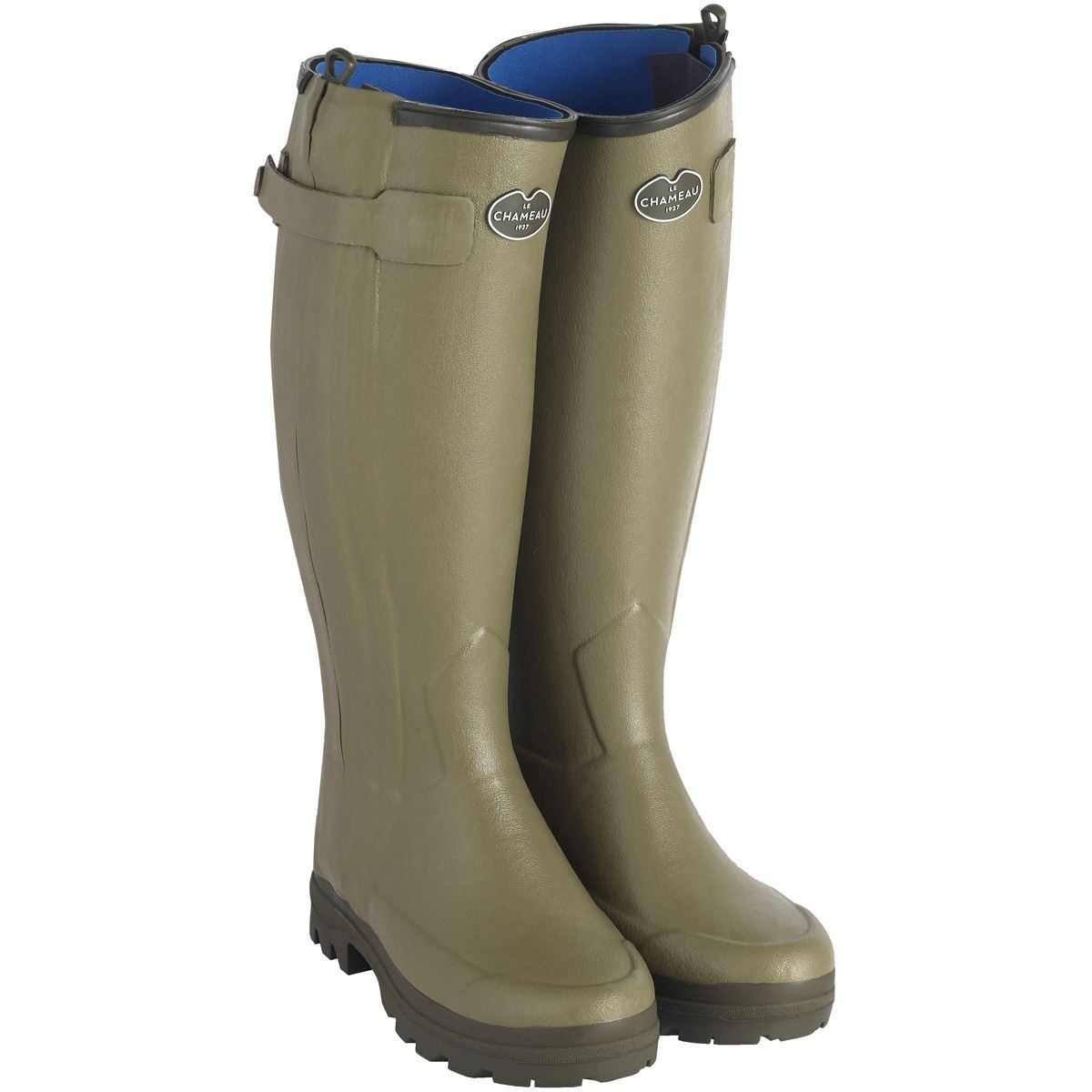 Image of Le Chameau Womens Chasseur Neo Wellington Boots Vert Vierzon  (EU)
