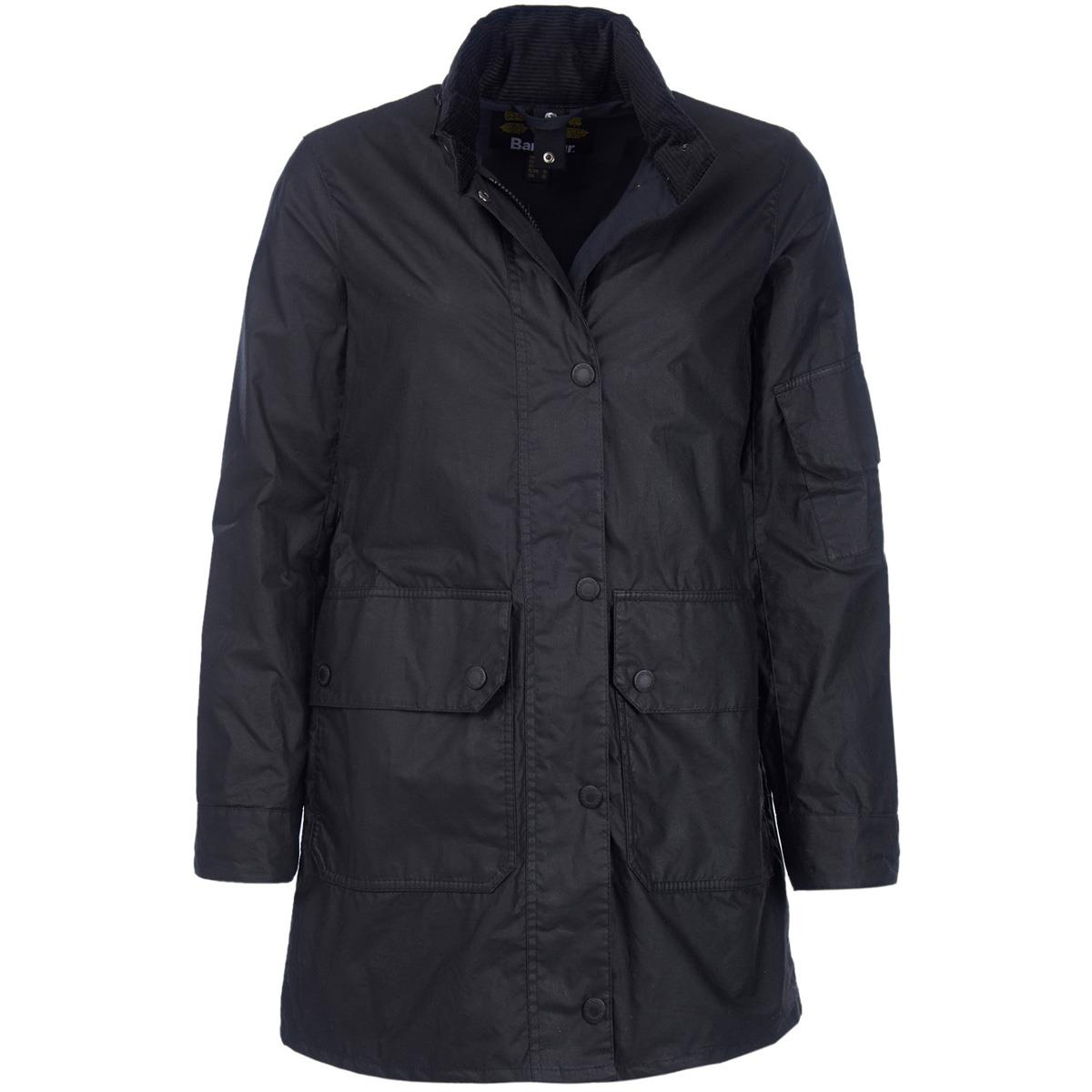 Image of Barbour Womens Ridley Scott Reel Wax Jacket Black