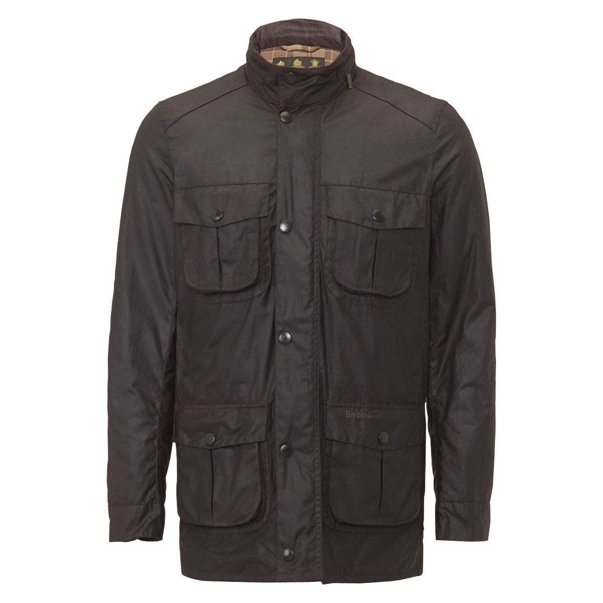 Image of Barbour Mens Corbridge Wax Jacket Rustic Small