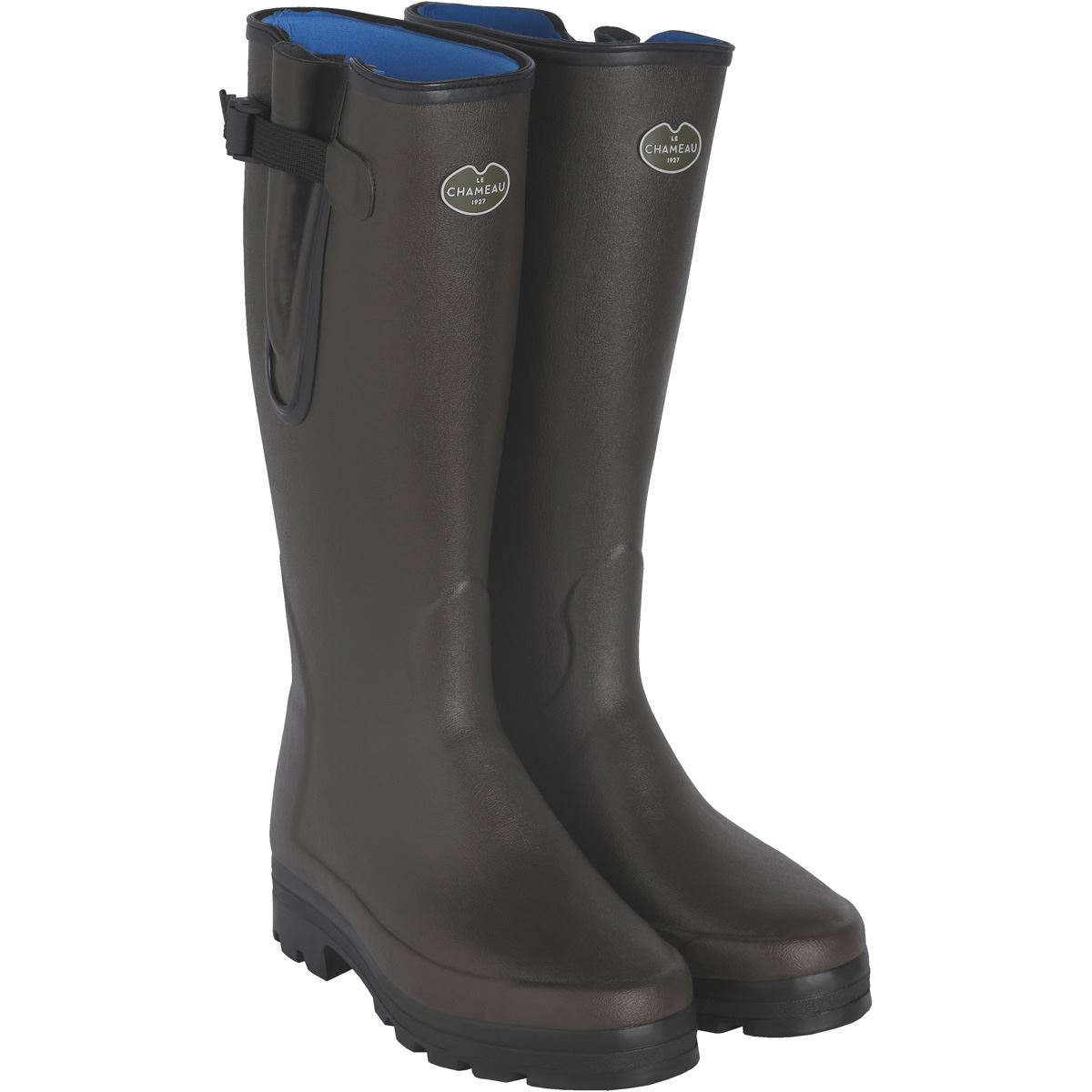 Image of Le Chameau Mens Vierzonord Wellington Boots Marron 12 (EU47)