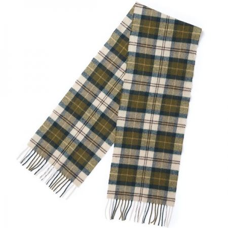 Image of Barbour Tartan Lambswool Scarf Ancient Tartan