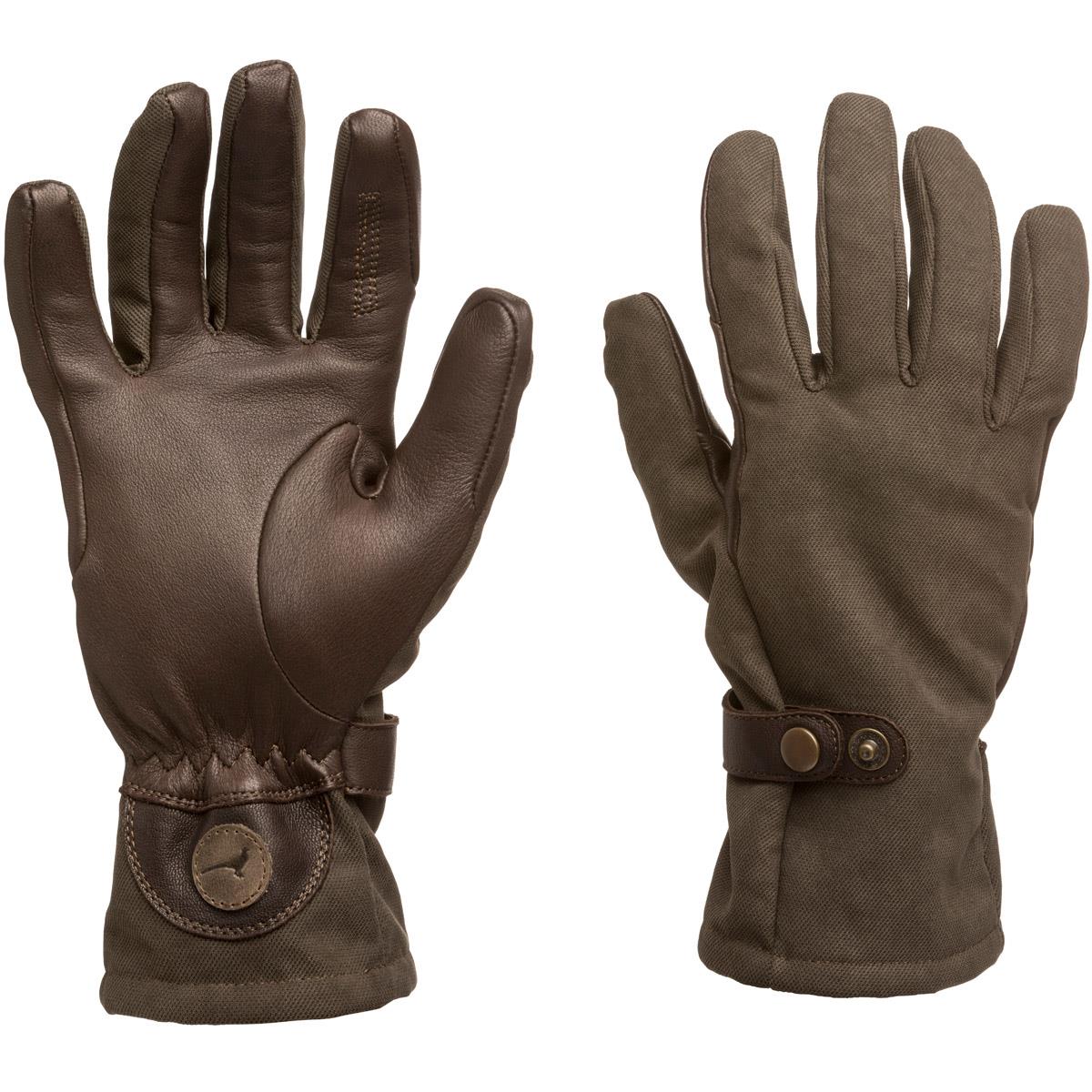 Image of Laksen Unisex Edmonton Gloves Green/Brown 10