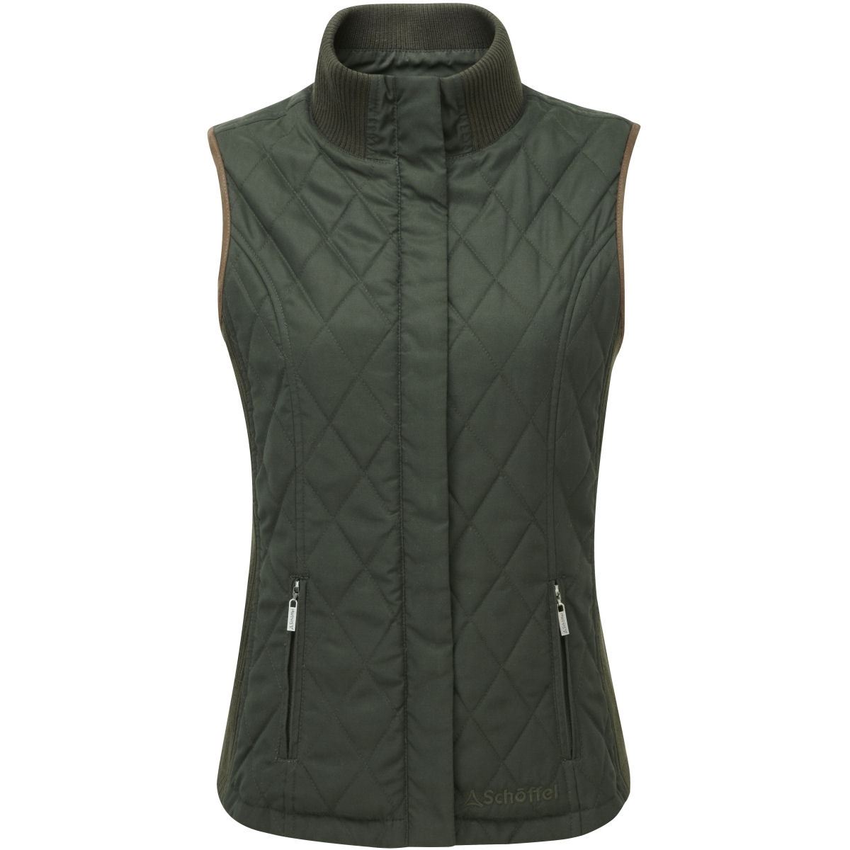 Image of Schoffel Womens Islington Gilet Dark Olive
