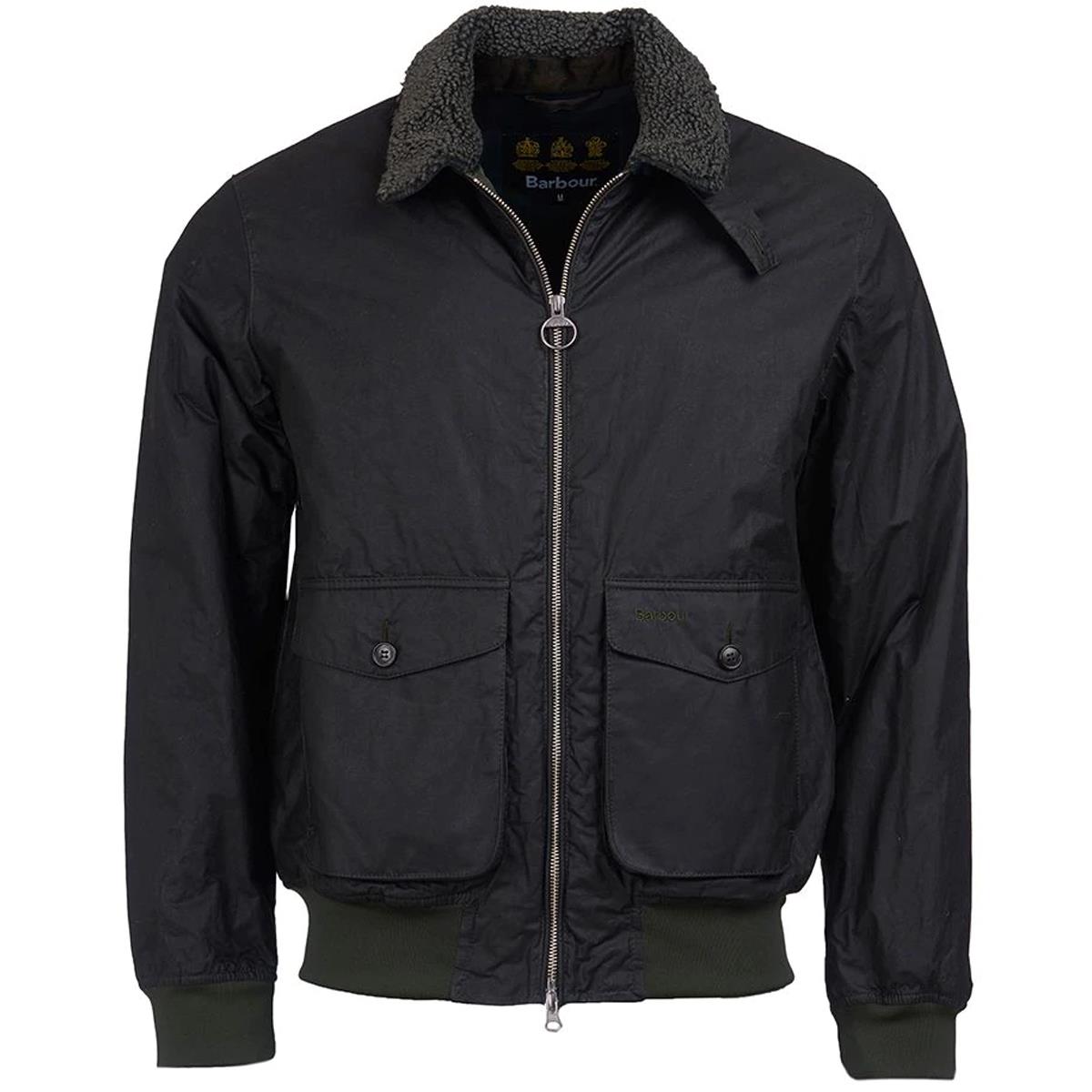 Image of Barbour Mens Goosall Wax Jacket Sage XXL