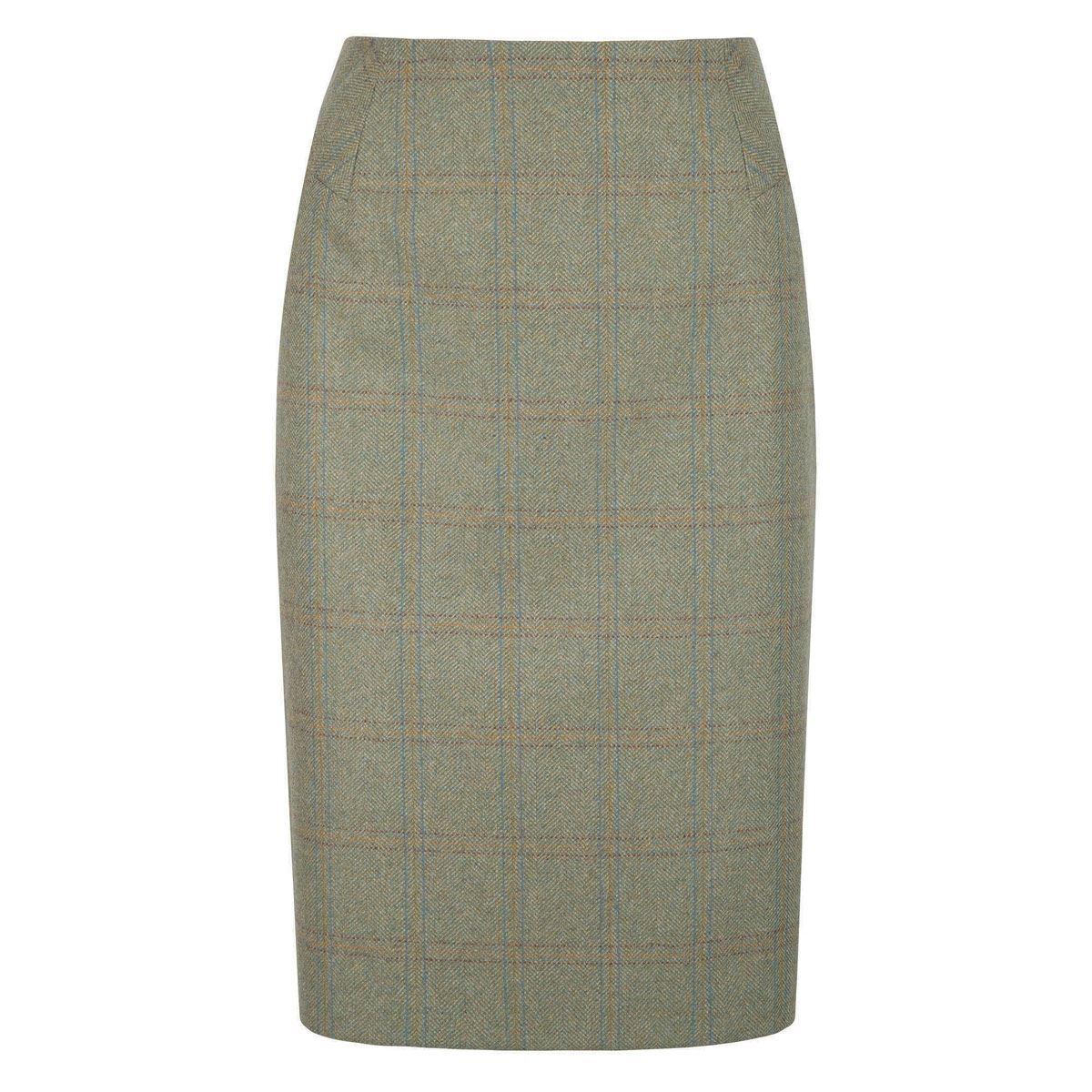 Image of Dubarry Fern Knee Length Skirt Connacht Acorn