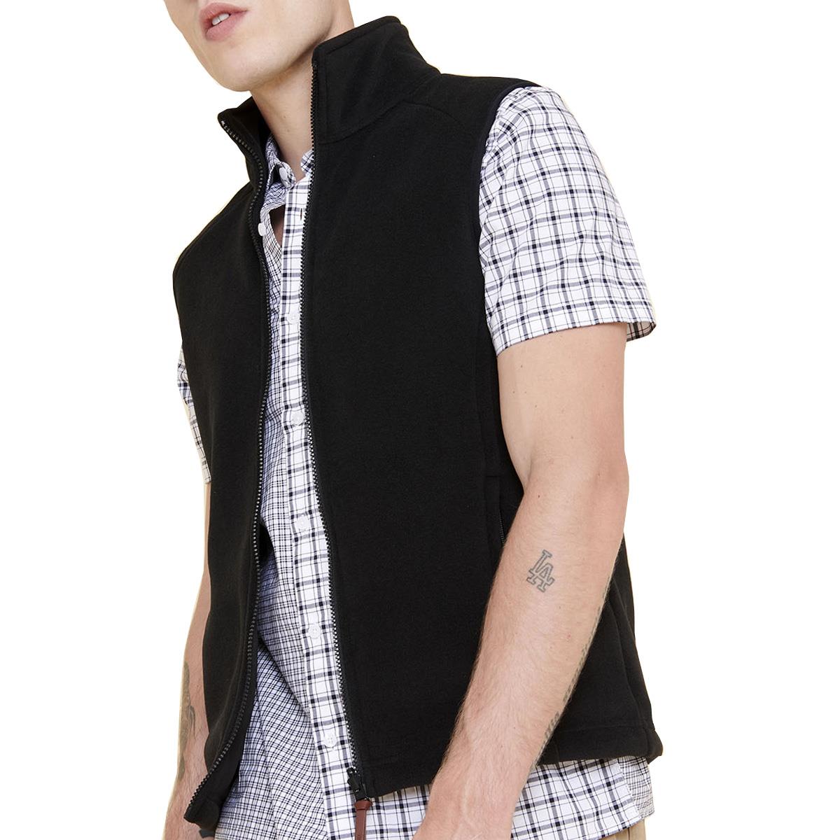 Image of Aigle Mens Redul Fleece Vest Noir Small