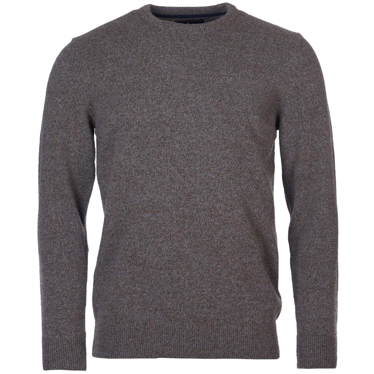 Image of Barbour Mens Tisbury Crew Fog Small