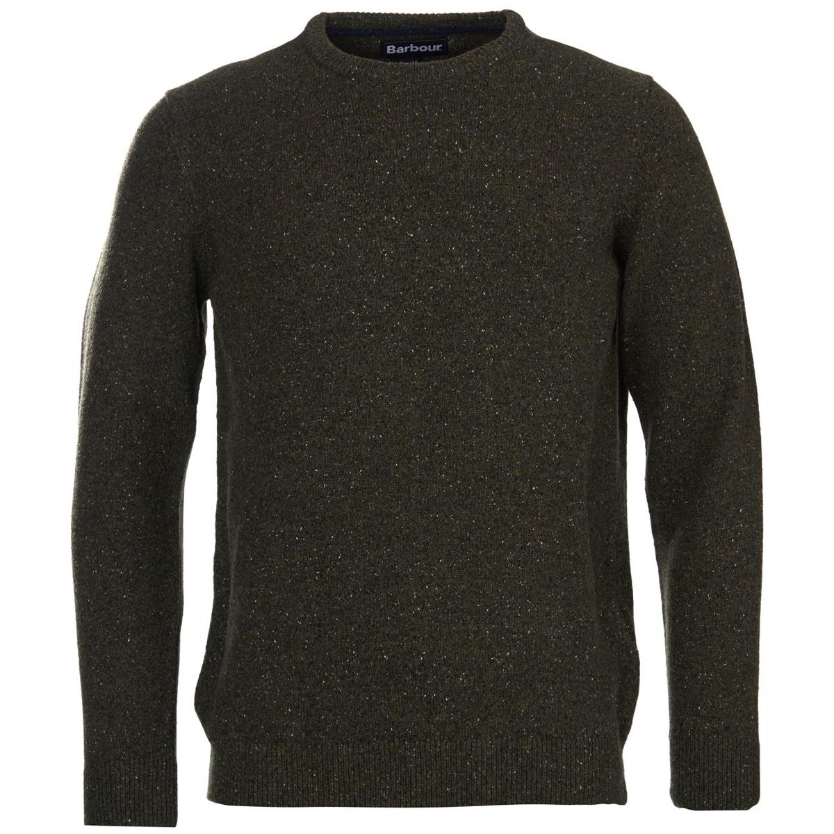 Image of Barbour Mens Tisbury Crew Dark Seaweed XL