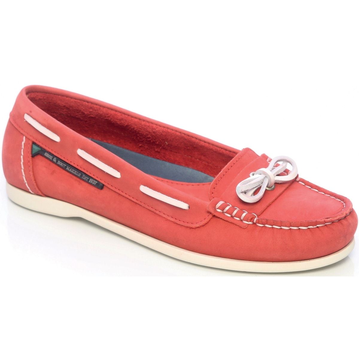 Image of Dubarry Fiji Ladies Deck Shoes Red  (EU)