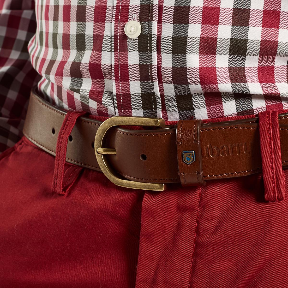 Image of Dubarry Porthall Full leather Belt Chestnut 40 - 42